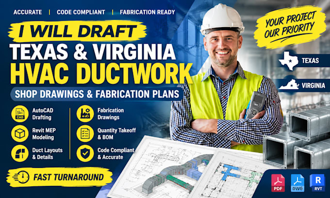 draft texas and virginia hvac ductwork shop drawings and fabrication