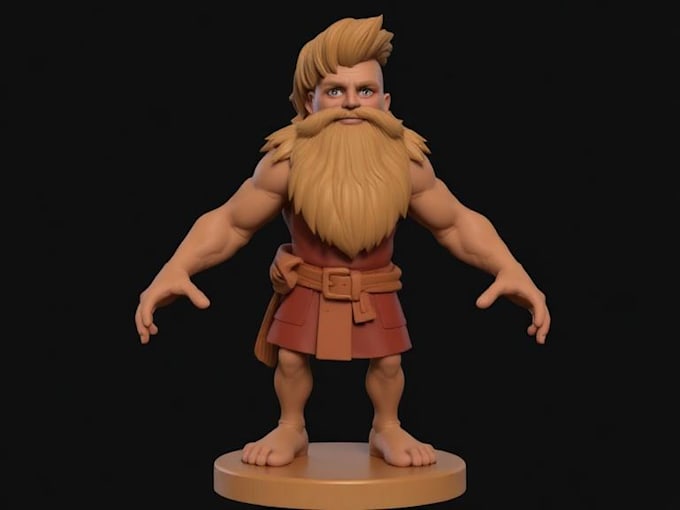 do custom 3d character modelling and sculpting