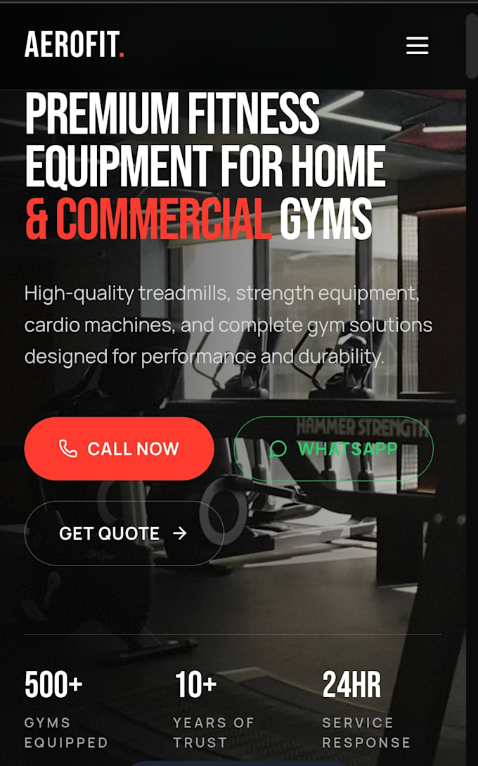 design a modern responsive landing page in HTML and CSS