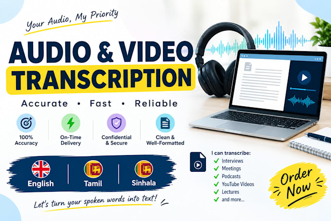 transcribe your youtube audio into text