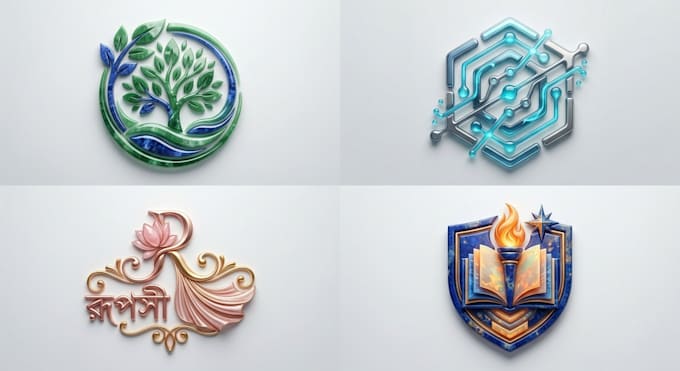 create custom trendy logo design for your brand