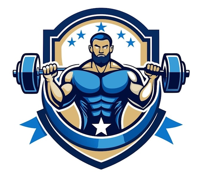 do eye catching gym logo design for you