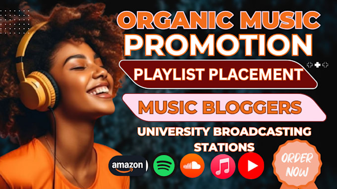 promote your song organically with playlist submissions and music blogs outreach