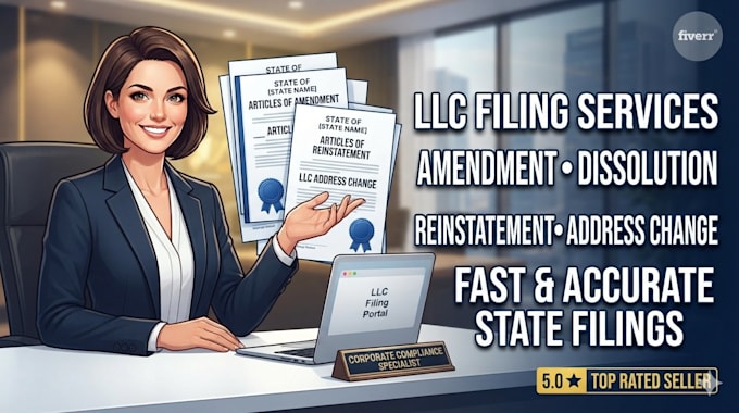 do llc amendment, llc dissolution, llc reinstatement, llc address change