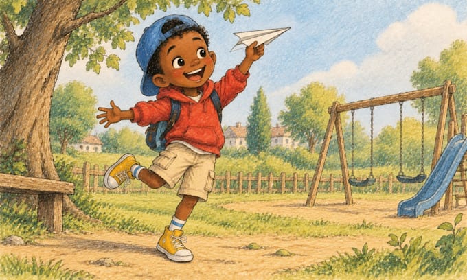 create cute cartoon characters for kids and children books