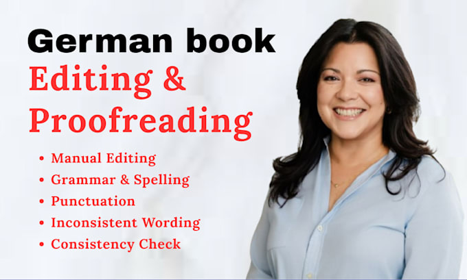 edit and proofread german text, website as a pro book editor