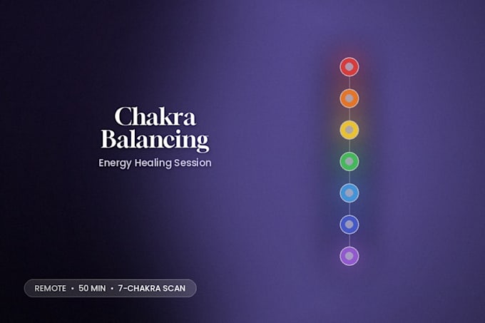 provide a remote chakra balancing energy healing session