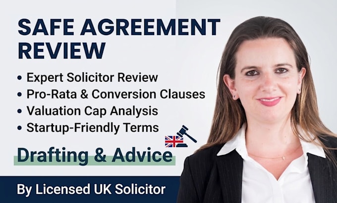 draft founder IP assignment and employee equity contracts as UK solicitor
