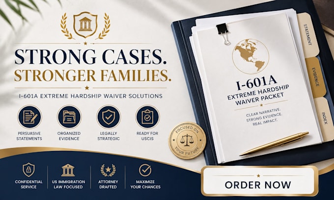 legally edit and optimize your I 601a hardship declaration