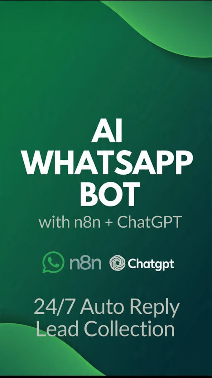 build n8n ai whatsapp chatbot for customer support and lead