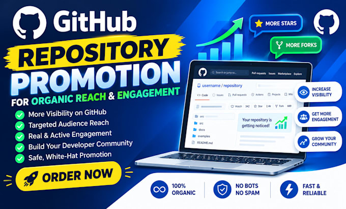 do github repository promotion for organic reach and engagement