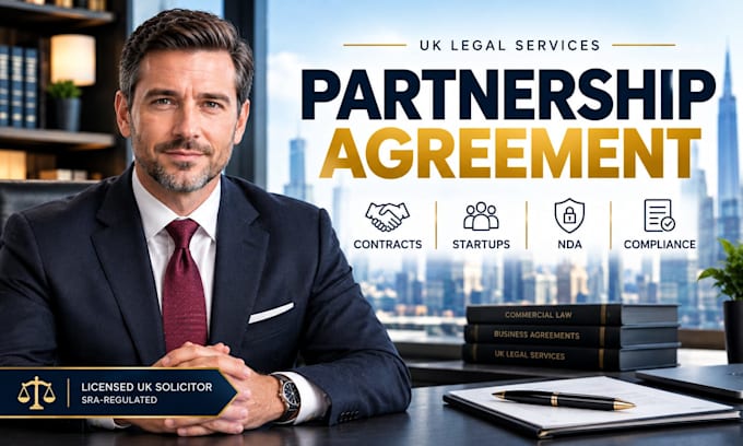draft a legally binding UK partnership contract for your business
