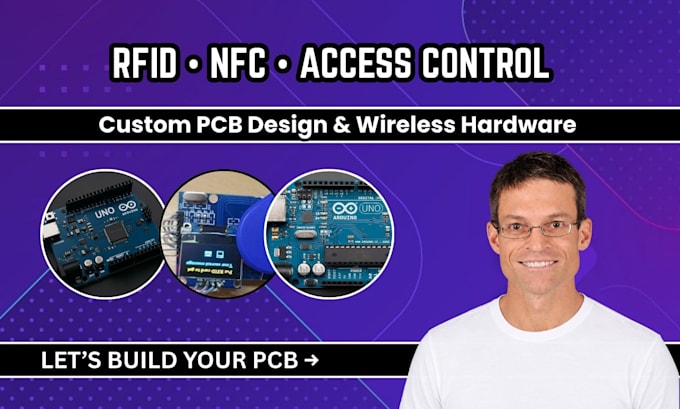 design rfid reader nfc pcb access control hardware and wireless communication