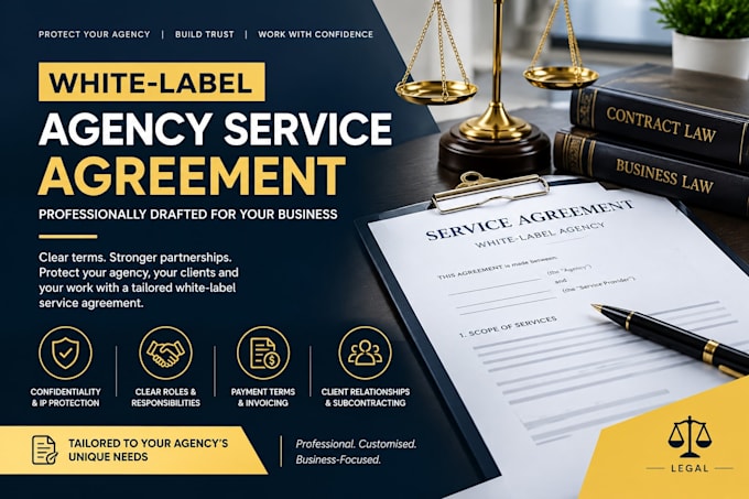 draft a white label service agreement for your agency