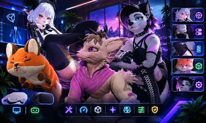 fix and optimize your vrchat avatar PC quest unity