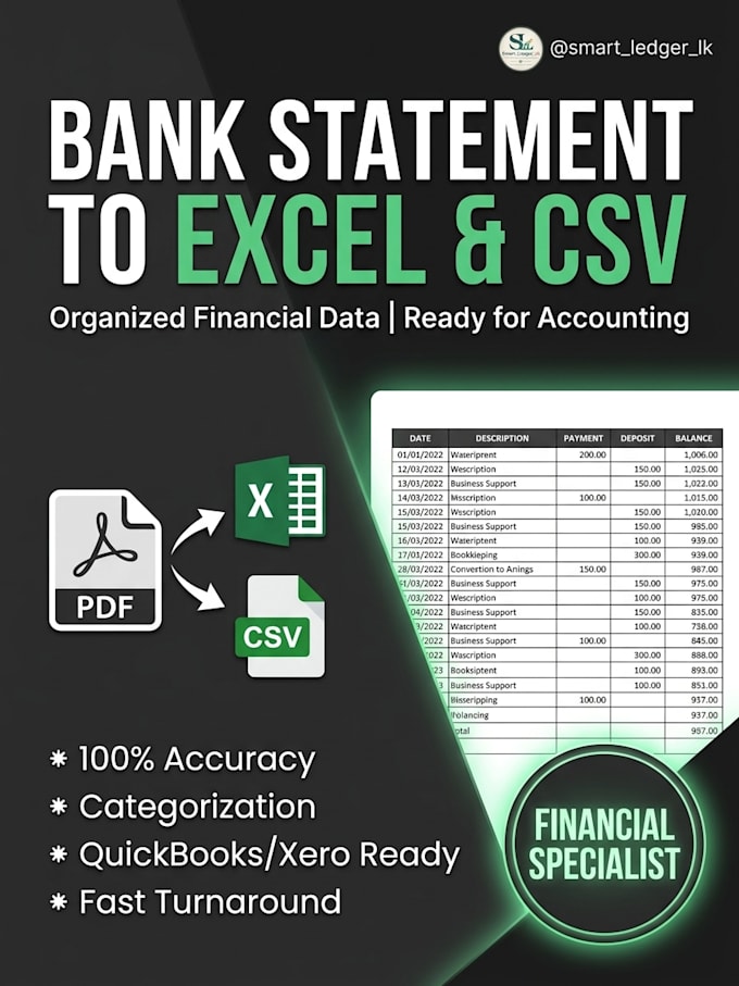 clean up excel spreadsheets and build custom financial dashboards