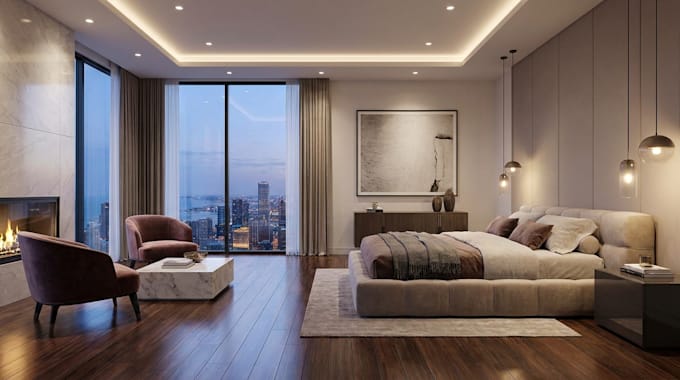 design 3d bedroom interior
