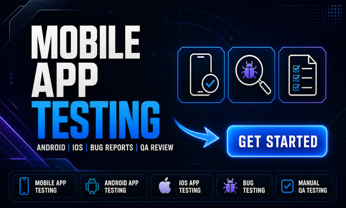 mobile app testing android app testing ios app testing bug testing QA testing