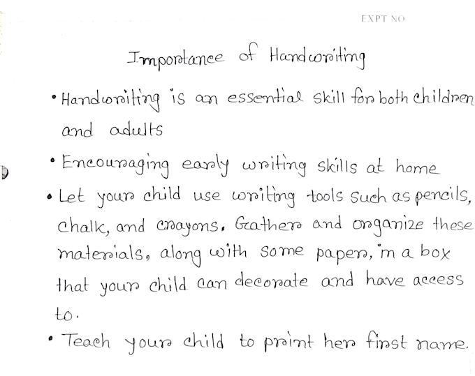 do handwriting handwritten notes and letter