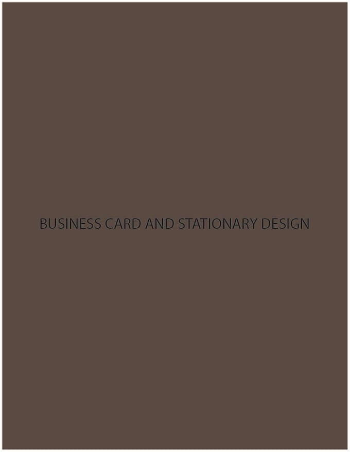 create modern business card and stationary design