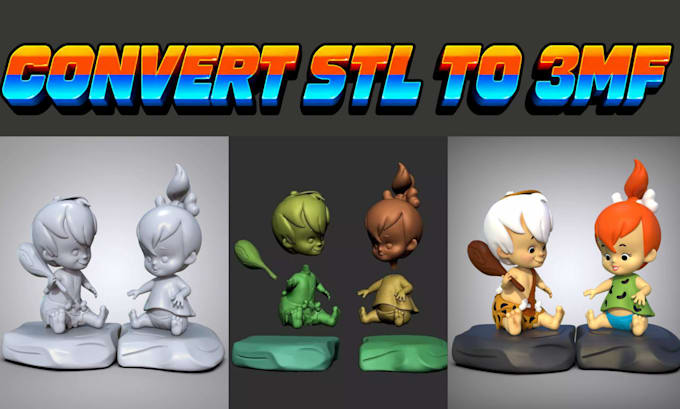 convert stl to 3mf, split and  paint 3d model for bambu lab multicolor printing