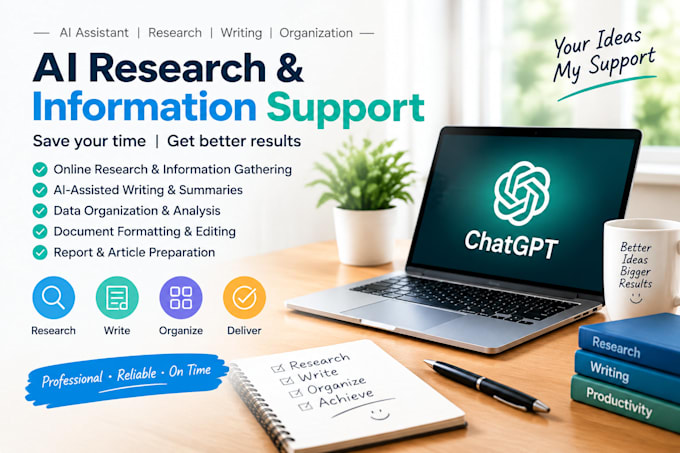 use ai to research, write and organize information