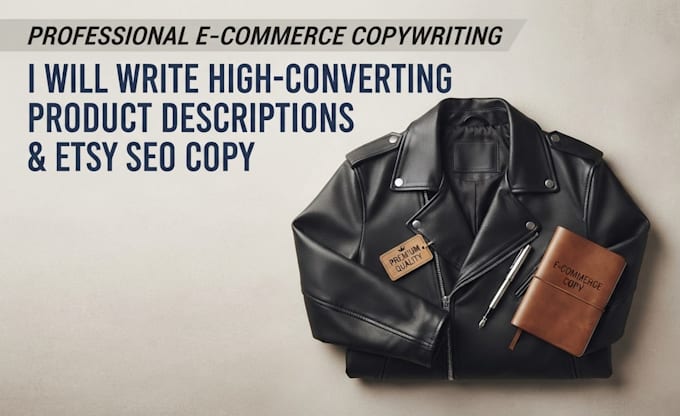 write high converting e commerce product descriptions and etsy SEO copy
