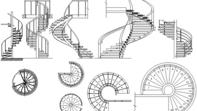 design custom arch and semicircular staircases