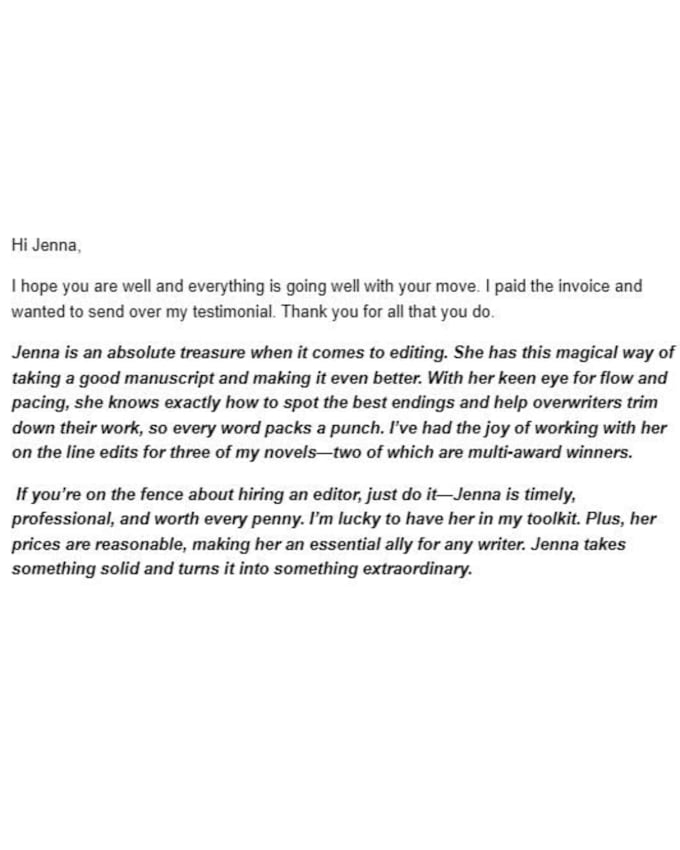 edit your manuscript or book