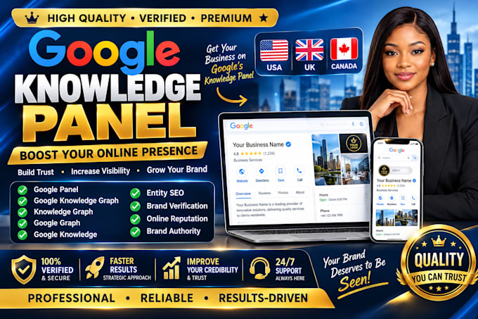 create google knowledge panel, knowledge graph ,for any category