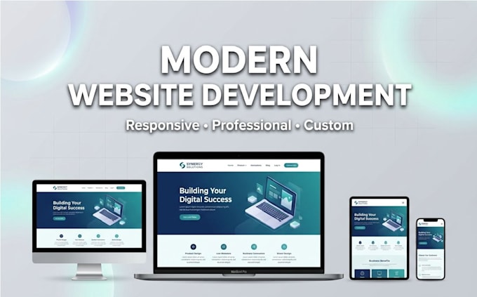build a modern responsive website or web app with ai features