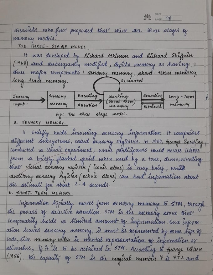 do professional and neat handwriting services