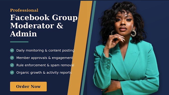 be your dedicated facebook group moderator and community manager