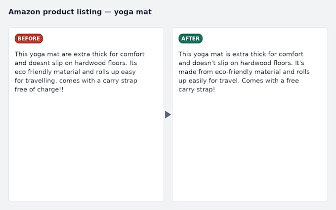 proofread and polish your amazon listing or kindle manuscript