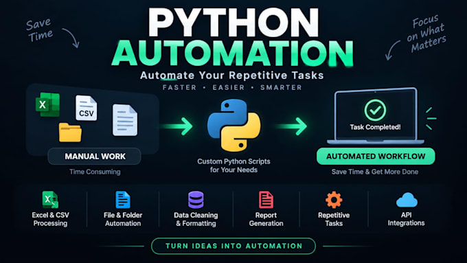 automate repetetive tasks using python