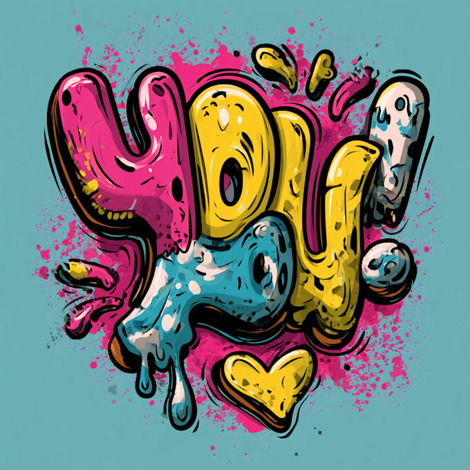 create unique street art graffiti collage