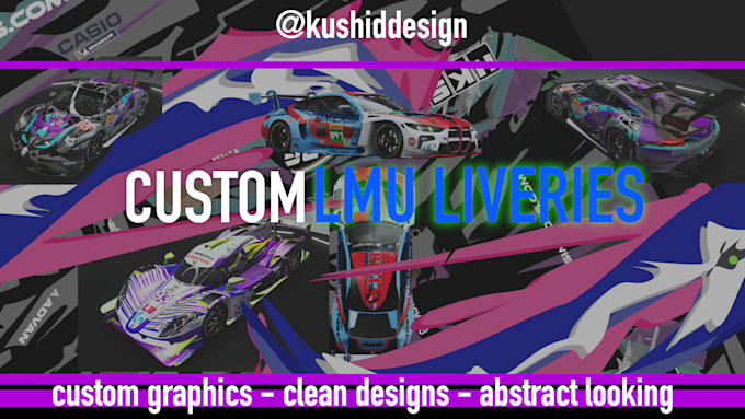make a custom le mans ultimate livery for you