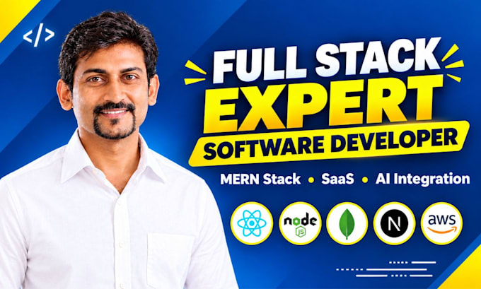 software developer full stack web developer for web app development saas