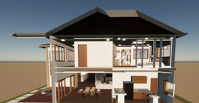 do architectural layout and rendering