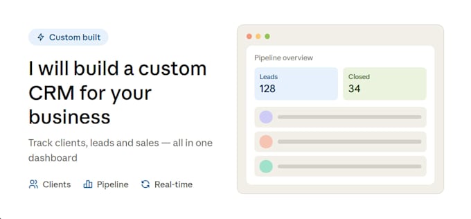build CRM for small business