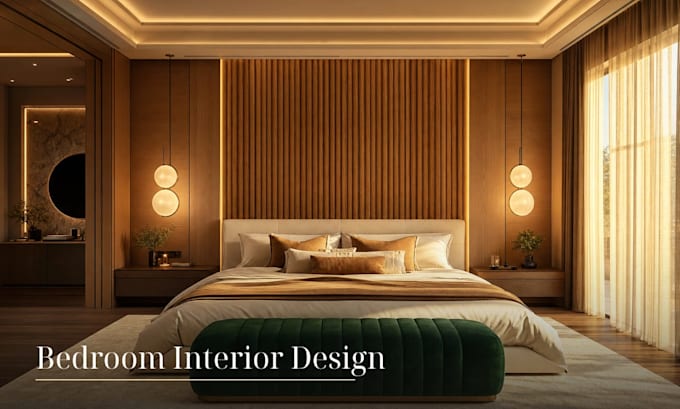 create for you  a bedroom design