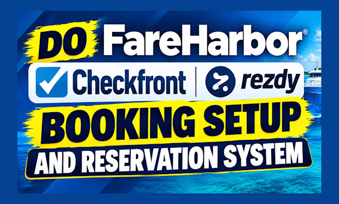 do fareharbor checkfront rezdy booking setup and reservation system booking site