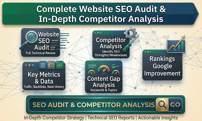 do SEO a to z audit and competitor analysis