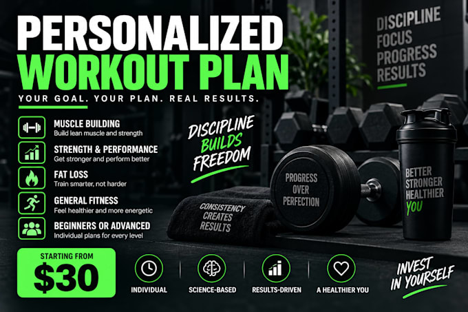create a personalized workout plan for your fitness goals