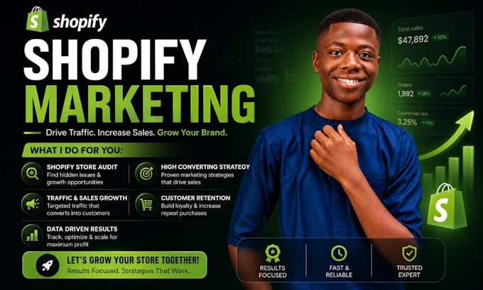 do shopify marketing and store optimization