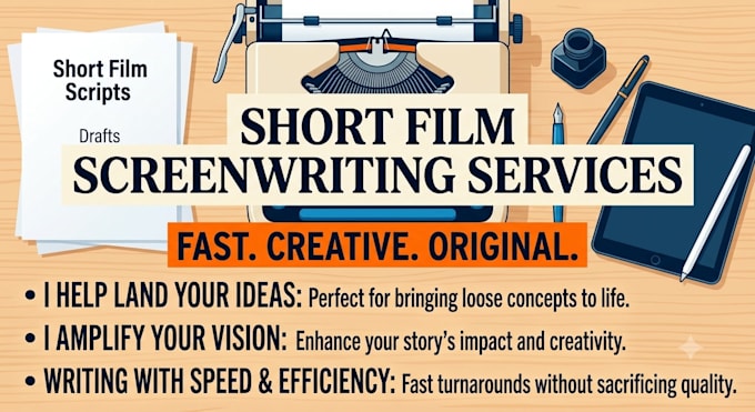 write a creative short film script