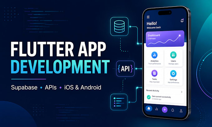 build or fix your flutter app with supabase and API integrations
