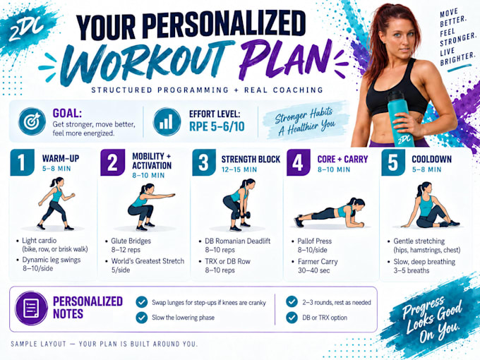 create a personalized workout plan for your goals