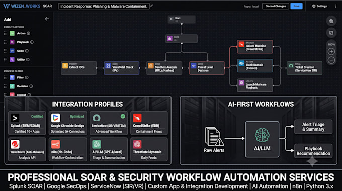 build google chronicle secops soar playbooks and integrations