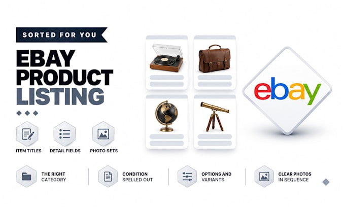 do ebay listing, ebay product listing, ebay product upload, ebay lister